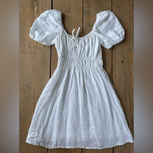 the thomas mini dress white Joan of Arc Mini Dress